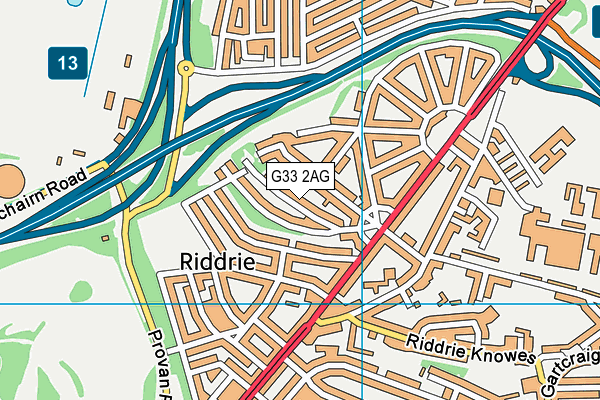 G33 2AG map - OS VectorMap District (Ordnance Survey) G33 2AG map - OS VectorMap District (Ordnance Survey)