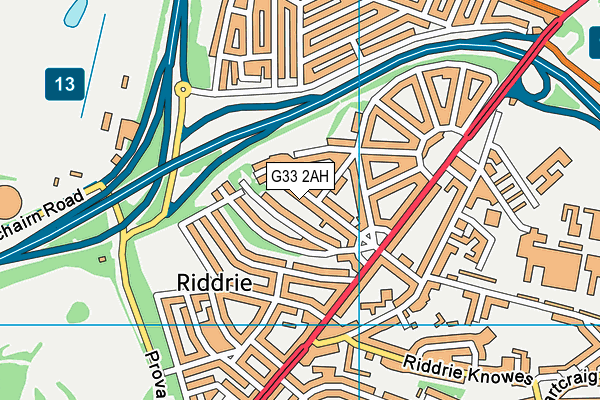 G33 2AH map - OS VectorMap District (Ordnance Survey) G33 2AH map - OS VectorMap District (Ordnance Survey)