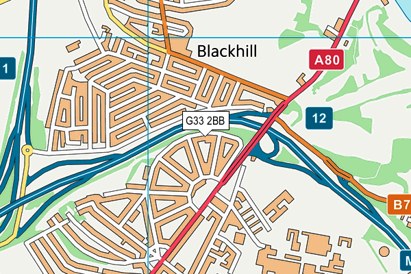 G33 2BB map - OS VectorMap District (Ordnance Survey) G33 2BB map - OS VectorMap District (Ordnance Survey)