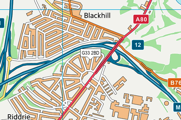 G33 2BD map - OS VectorMap District (Ordnance Survey) G33 2BD map - OS VectorMap District (Ordnance Survey)