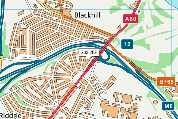 G33 2BE map - OS VectorMap District (Ordnance Survey) G33 2BE map - OS VectorMap District (Ordnance Survey)