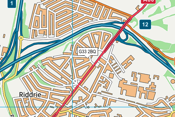 G33 2BQ map - OS VectorMap District (Ordnance Survey) G33 2BQ map - OS VectorMap District (Ordnance Survey)