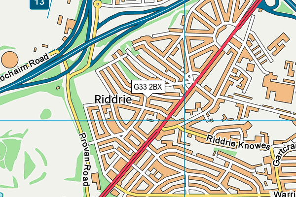 G33 2BX map - OS VectorMap District (Ordnance Survey) G33 2BX map - OS VectorMap District (Ordnance Survey)