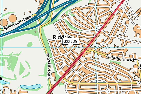 G33 2DG map - OS VectorMap District (Ordnance Survey) G33 2DG map - OS VectorMap District (Ordnance Survey)