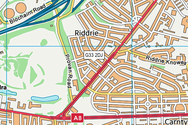 G33 2DJ map - OS VectorMap District (Ordnance Survey) G33 2DJ map - OS VectorMap District (Ordnance Survey)