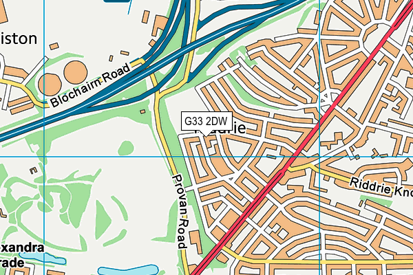G33 2DW map - OS VectorMap District (Ordnance Survey) G33 2DW map - OS VectorMap District (Ordnance Survey)
