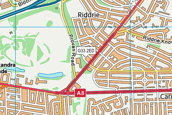 G33 2ED map - OS VectorMap District (Ordnance Survey) G33 2ED map - OS VectorMap District (Ordnance Survey)