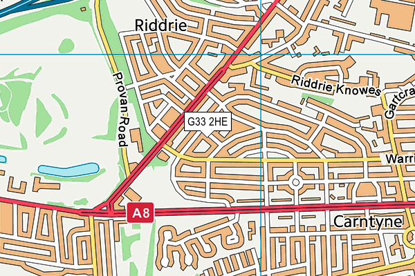 G33 2HE map - OS VectorMap District (Ordnance Survey) G33 2HE map - OS VectorMap District (Ordnance Survey)