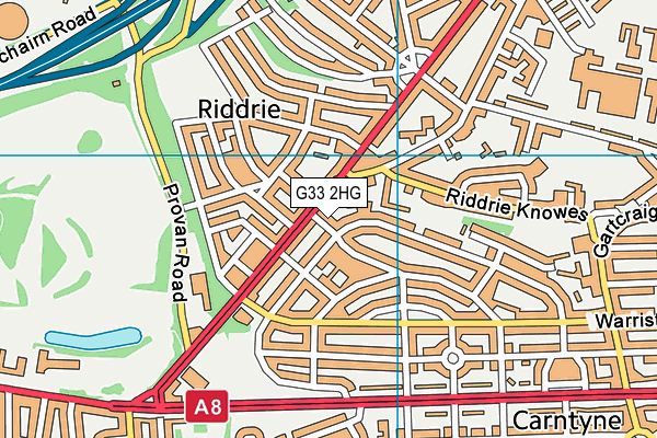 G33 2HG map - OS VectorMap District (Ordnance Survey) G33 2HG map - OS VectorMap District (Ordnance Survey)