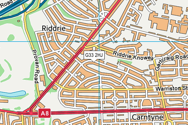 G33 2HJ map - OS VectorMap District (Ordnance Survey) G33 2HJ map - OS VectorMap District (Ordnance Survey)