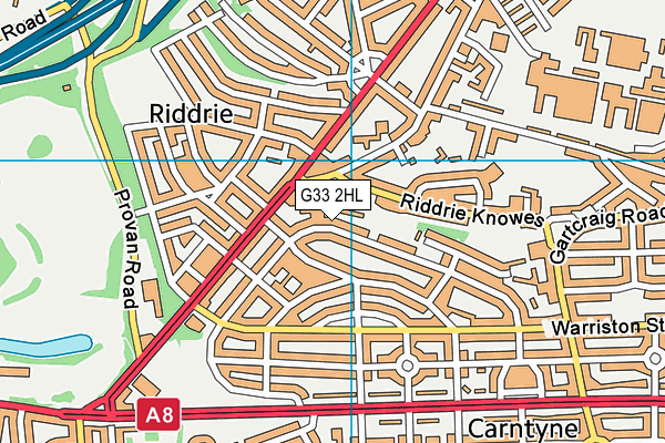G33 2HL map - OS VectorMap District (Ordnance Survey) G33 2HL map - OS VectorMap District (Ordnance Survey)