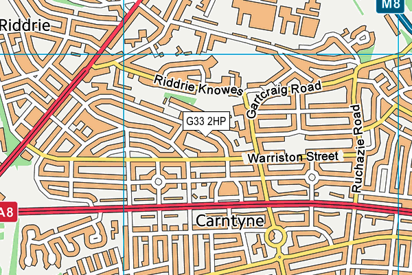 G33 2HP map - OS VectorMap District (Ordnance Survey) G33 2HP map - OS VectorMap District (Ordnance Survey)