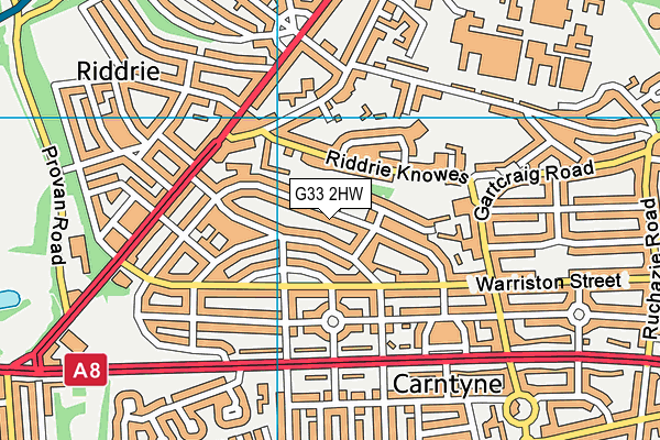G33 2HW map - OS VectorMap District (Ordnance Survey) G33 2HW map - OS VectorMap District (Ordnance Survey)