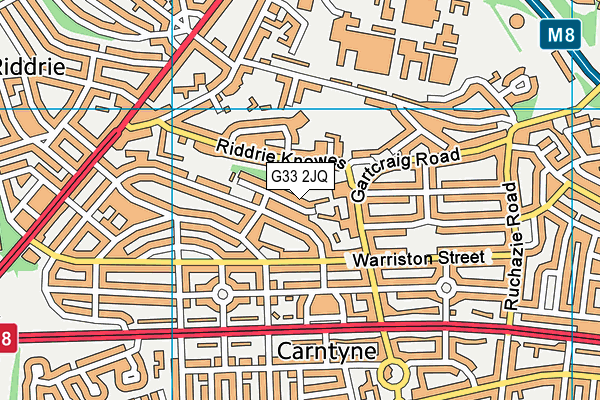 G33 2JQ map - OS VectorMap District (Ordnance Survey) G33 2JQ map - OS VectorMap District (Ordnance Survey)