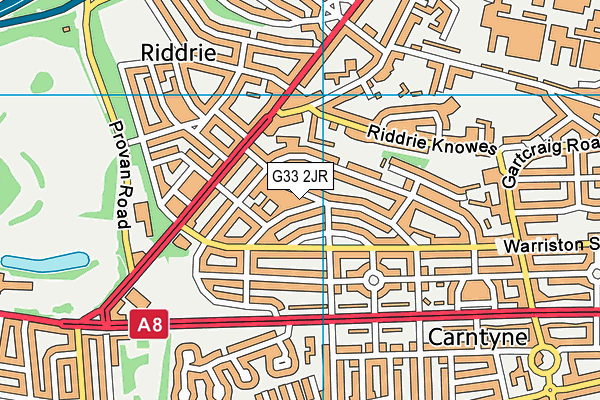 G33 2JR map - OS VectorMap District (Ordnance Survey) G33 2JR map - OS VectorMap District (Ordnance Survey)