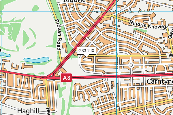 G33 2JX map - OS VectorMap District (Ordnance Survey) G33 2JX map - OS VectorMap District (Ordnance Survey)