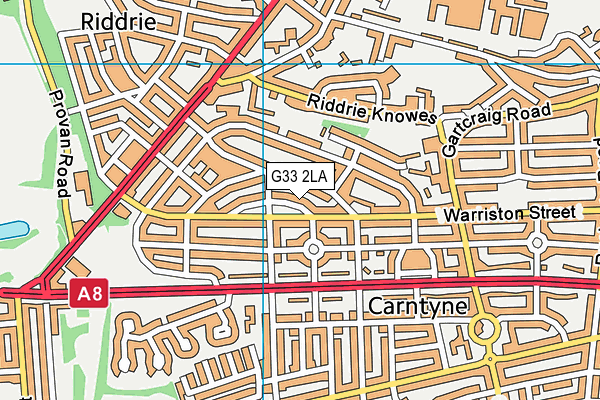 G33 2LA map - OS VectorMap District (Ordnance Survey) G33 2LA map - OS VectorMap District (Ordnance Survey)