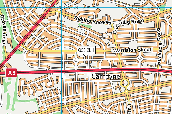 G33 2LH map - OS VectorMap District (Ordnance Survey) G33 2LH map - OS VectorMap District (Ordnance Survey)