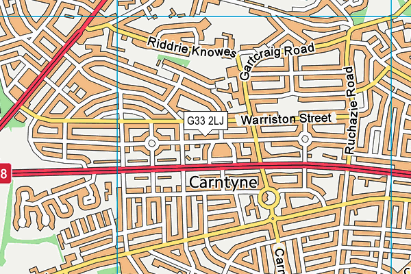 G33 2LJ map - OS VectorMap District (Ordnance Survey) G33 2LJ map - OS VectorMap District (Ordnance Survey)