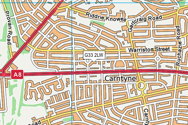 G33 2LW map - OS VectorMap District (Ordnance Survey) G33 2LW map - OS VectorMap District (Ordnance Survey)