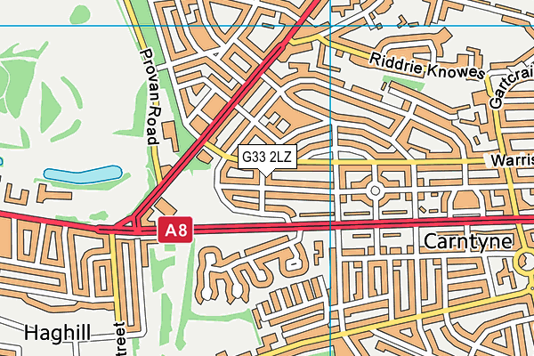 G33 2LZ map - OS VectorMap District (Ordnance Survey) G33 2LZ map - OS VectorMap District (Ordnance Survey)