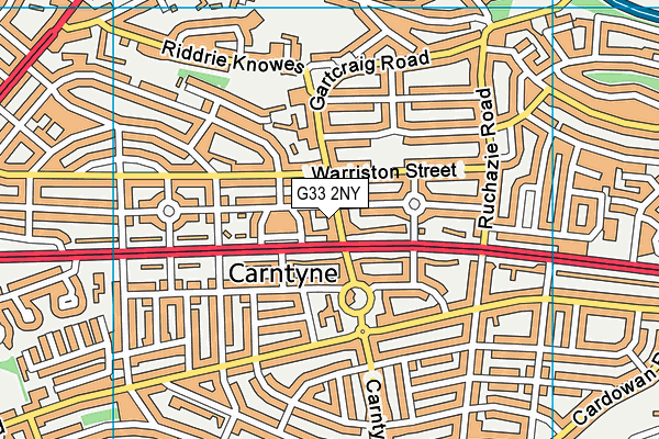G33 2NY map - OS VectorMap District (Ordnance Survey) G33 2NY map - OS VectorMap District (Ordnance Survey)