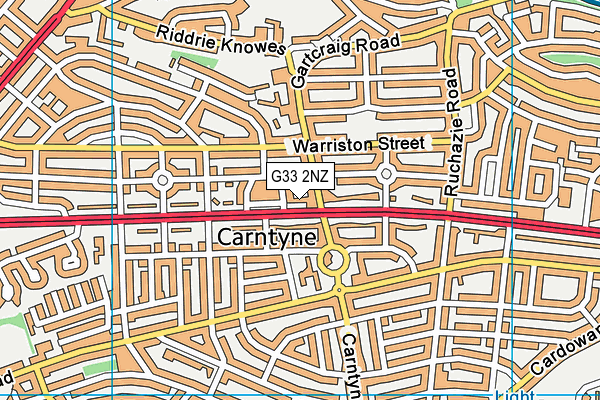 G33 2NZ map - OS VectorMap District (Ordnance Survey) G33 2NZ map - OS VectorMap District (Ordnance Survey)