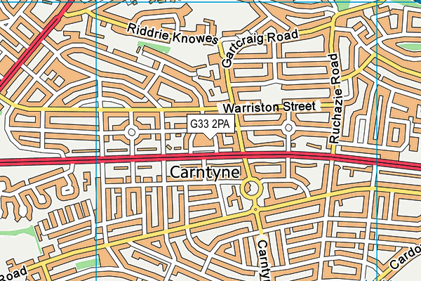 G33 2PA map - OS VectorMap District (Ordnance Survey) G33 2PA map - OS VectorMap District (Ordnance Survey)