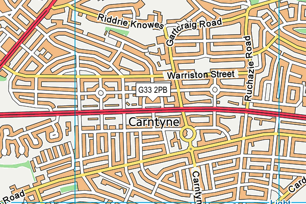 G33 2PB map - OS VectorMap District (Ordnance Survey) G33 2PB map - OS VectorMap District (Ordnance Survey)