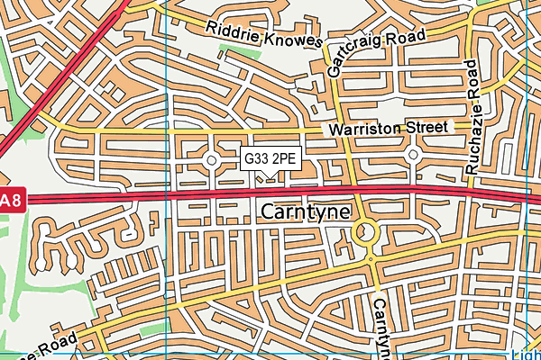 G33 2PE map - OS VectorMap District (Ordnance Survey) G33 2PE map - OS VectorMap District (Ordnance Survey)
