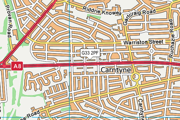 G33 2PF map - OS VectorMap District (Ordnance Survey) G33 2PF map - OS VectorMap District (Ordnance Survey)