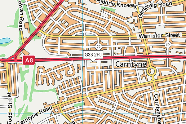 G33 2PJ map - OS VectorMap District (Ordnance Survey) G33 2PJ map - OS VectorMap District (Ordnance Survey)