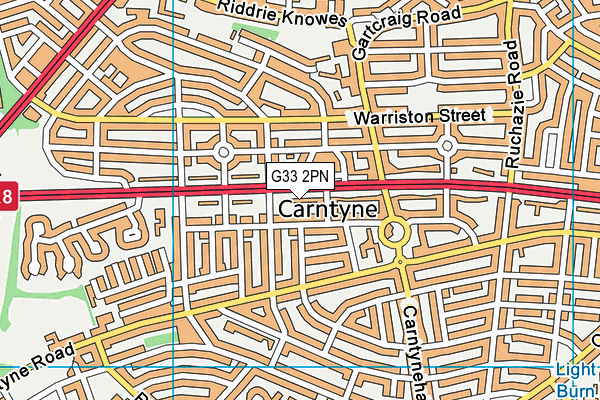 G33 2PN map - OS VectorMap District (Ordnance Survey) G33 2PN map - OS VectorMap District (Ordnance Survey)