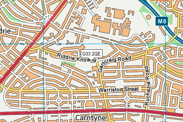 G33 2QE map - OS VectorMap District (Ordnance Survey) G33 2QE map - OS VectorMap District (Ordnance Survey)