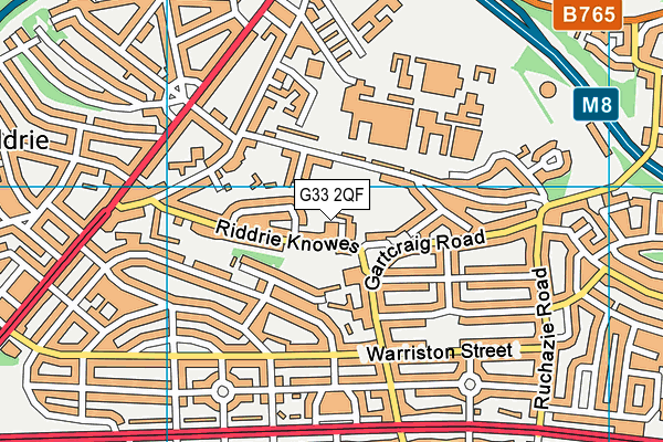 G33 2QF map - OS VectorMap District (Ordnance Survey) G33 2QF map - OS VectorMap District (Ordnance Survey)