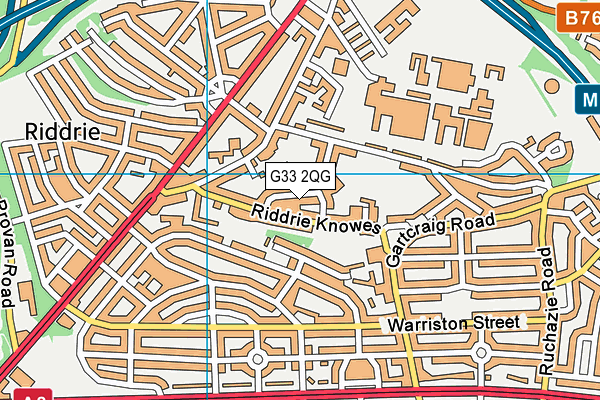 G33 2QG map - OS VectorMap District (Ordnance Survey) G33 2QG map - OS VectorMap District (Ordnance Survey)