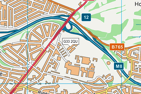 G33 2QU map - OS VectorMap District (Ordnance Survey) G33 2QU map - OS VectorMap District (Ordnance Survey)