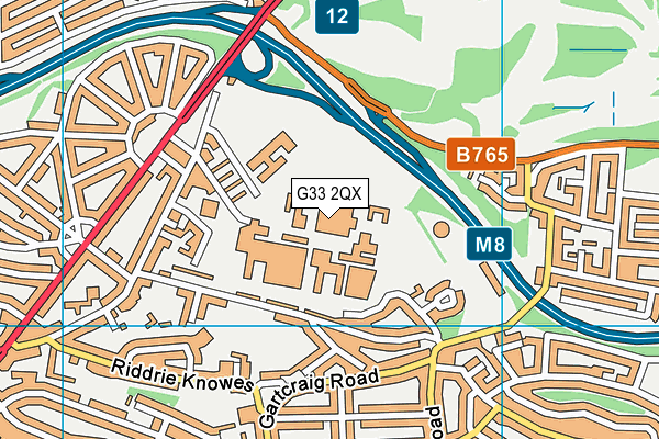 G33 2QX map - OS VectorMap District (Ordnance Survey) G33 2QX map - OS VectorMap District (Ordnance Survey)