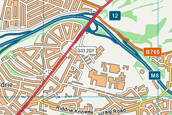 G33 2QY map - OS VectorMap District (Ordnance Survey) G33 2QY map - OS VectorMap District (Ordnance Survey)