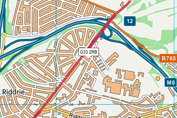 G33 2RB map - OS VectorMap District (Ordnance Survey) G33 2RB map - OS VectorMap District (Ordnance Survey)