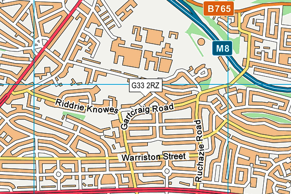 G33 2RZ map - OS VectorMap District (Ordnance Survey) G33 2RZ map - OS VectorMap District (Ordnance Survey)