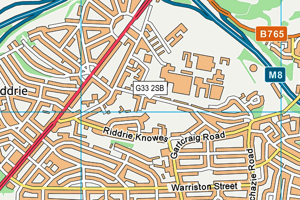 G33 2SB map - OS VectorMap District (Ordnance Survey) G33 2SB map - OS VectorMap District (Ordnance Survey)