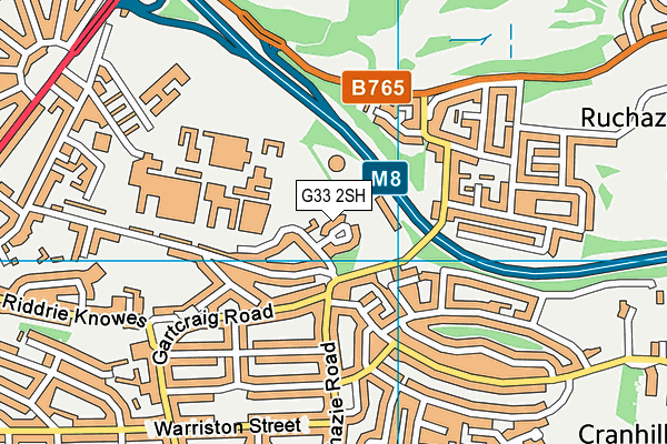 G33 2SH map - OS VectorMap District (Ordnance Survey) G33 2SH map - OS VectorMap District (Ordnance Survey)