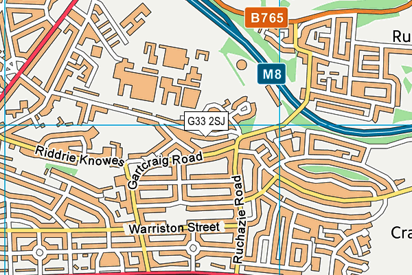 G33 2SJ map - OS VectorMap District (Ordnance Survey) G33 2SJ map - OS VectorMap District (Ordnance Survey)