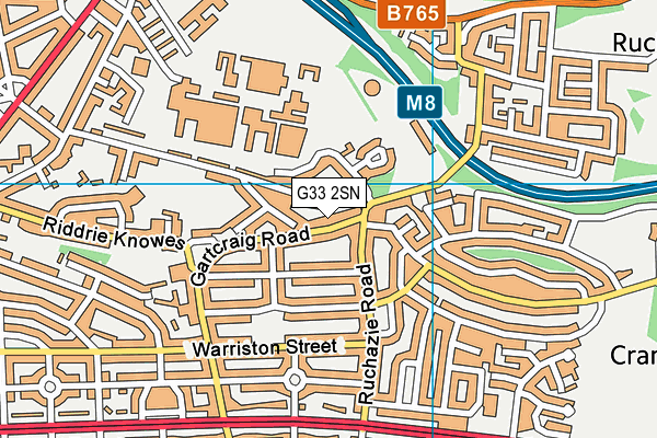 G33 2SN map - OS VectorMap District (Ordnance Survey) G33 2SN map - OS VectorMap District (Ordnance Survey)