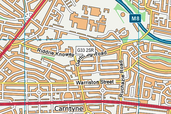 G33 2SR map - OS VectorMap District (Ordnance Survey) G33 2SR map - OS VectorMap District (Ordnance Survey)
