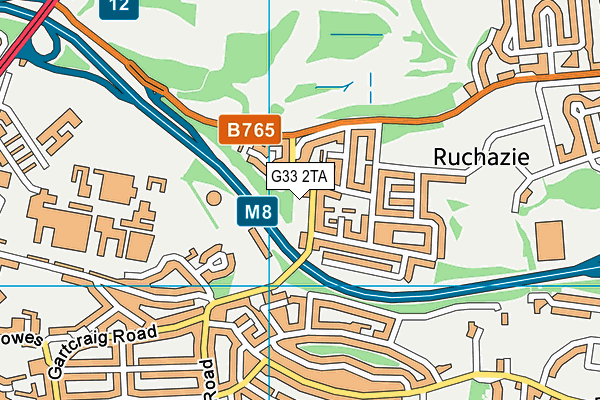 G33 2TA map - OS VectorMap District (Ordnance Survey) G33 2TA map - OS VectorMap District (Ordnance Survey)