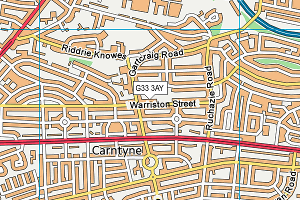 G33 3AY map - OS VectorMap District (Ordnance Survey) G33 3AY map - OS VectorMap District (Ordnance Survey)
