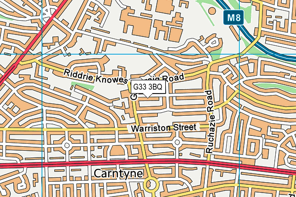 G33 3BQ map - OS VectorMap District (Ordnance Survey) G33 3BQ map - OS VectorMap District (Ordnance Survey)