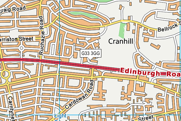 G33 3GG map - OS VectorMap District (Ordnance Survey) G33 3GG map - OS VectorMap District (Ordnance Survey)